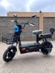 Epiki Mini Electric Bike – 350W Motor, 50km Range & Front Shopping Basket