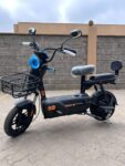 Epiki Mini Electric Bike – 350W Motor, 50km Range & Front Shopping Basket